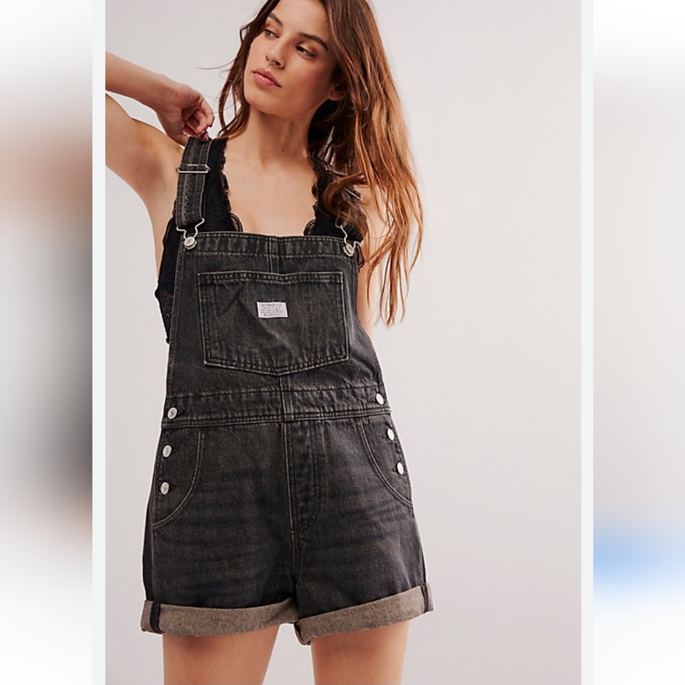 Levi's Vintage Denim Shortalls Short Overalls